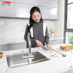 chậu rửa bát 1 hố phong cách Nhật Bản Tari 7851SR phụ kiện chậu rửa bát inox 1 hố chống xước Konox Tari 7851SR chậu rửa bát 1 hố tari 7851sr chau-chong-xuoc-phong-cach-nhat-tari-series Chậu rửa bát chống xước phong cách Nhật TARI 7851SR