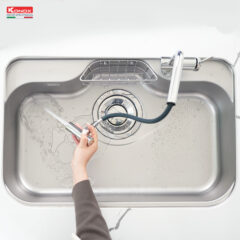 chậu rửa bát 1 hố phong cách Nhật Bản Tari 7851SR phụ kiện chậu rửa bát inox 1 hố chống xước Konox Tari 7851SR chậu rửa bát 1 hố tari 7851sr chau-chong-xuoc-phong-cach-nhat-tari-series Chậu rửa bát chống xước phong cách Nhật TARI 7851SR